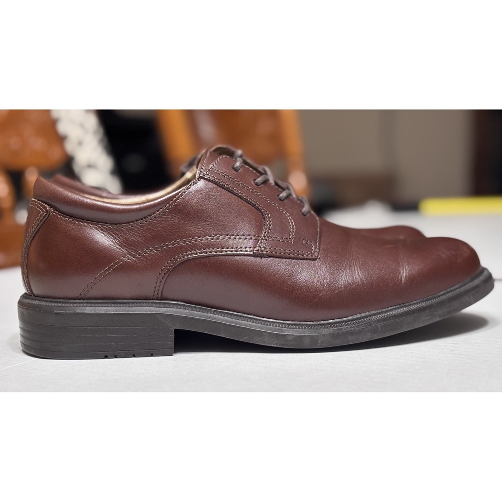 Nunn Bush Runway Men's 8.5M Brown Leather Oxford Dress Shoes Made‎ in Brazil